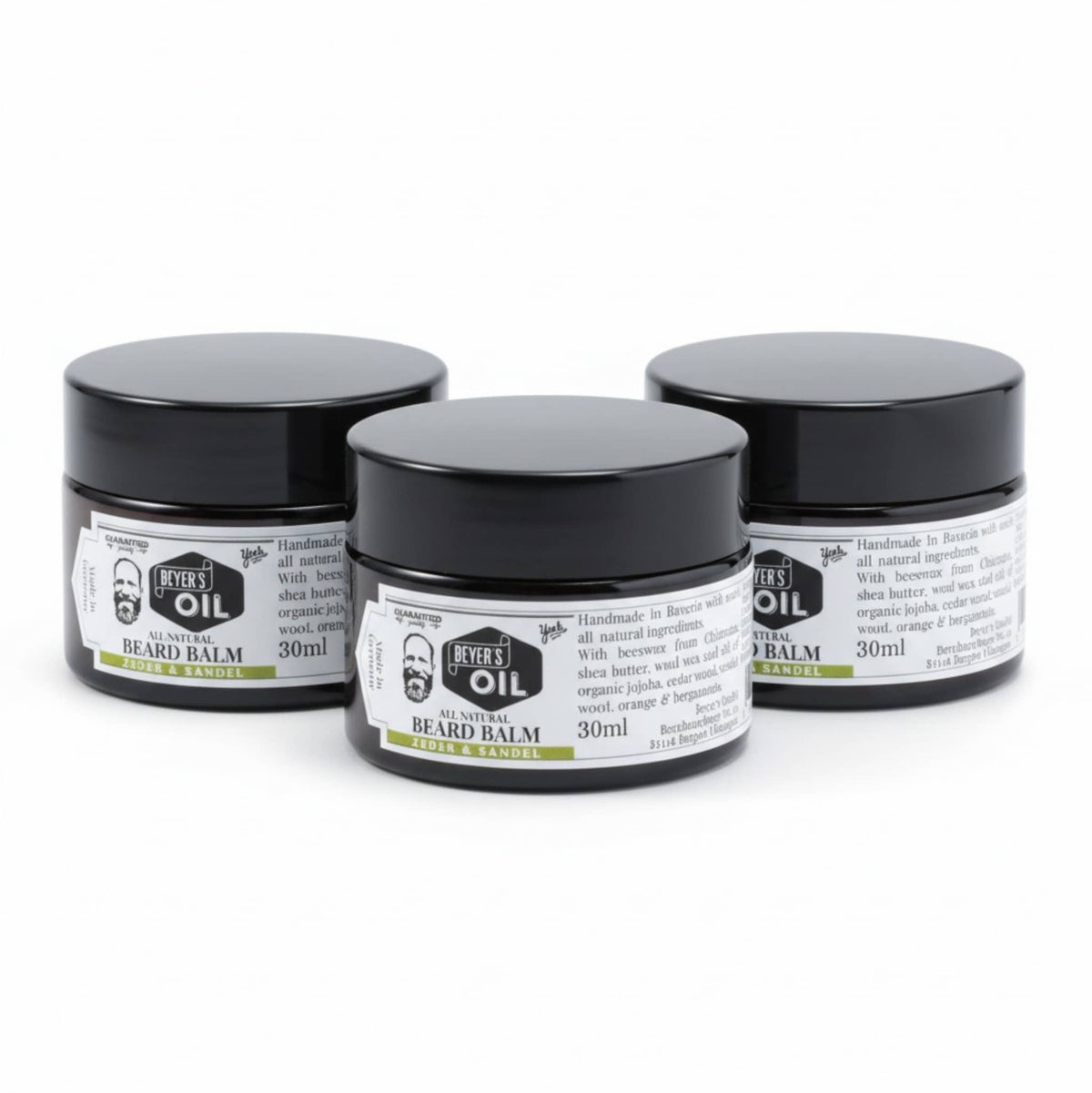 Beyer’s Oil Bartbalsam Zeder Sandel Sparpack