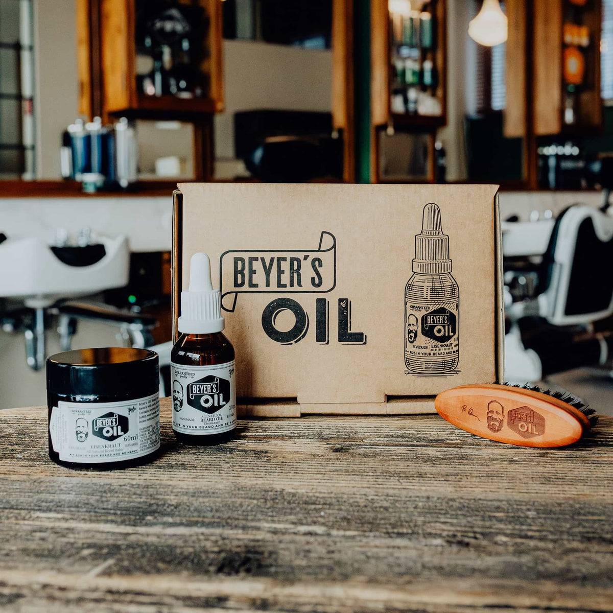 Beyer’s Oil Bartpflege Set Barbershop
